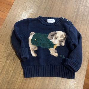 Ralph Lauren Bull Dog Sweater